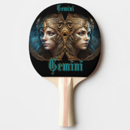 Raquete De Ping Pong Signo Zodíaco de Gêmeos