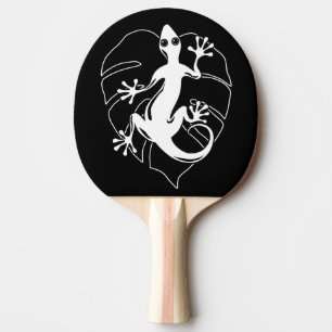 Raquete De Ping Pong Silhueta Gecko Lizard