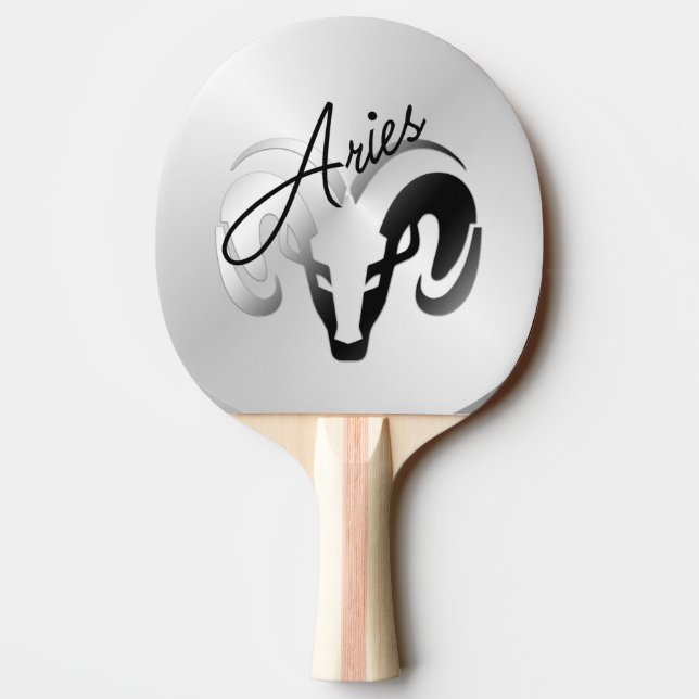 Raquete De Ping Pong Silver Aria o Ram Zodiac (Verso)