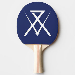 Raquete De Ping Pong Símbolo do japão da prefeitura de Shizuoka, bandei