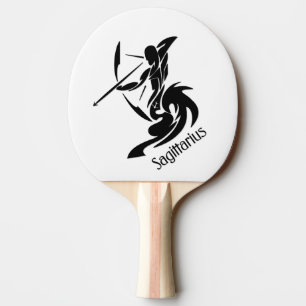 Raquete De Ping Pong Símbolo e Sinal Zodiac Sagitário