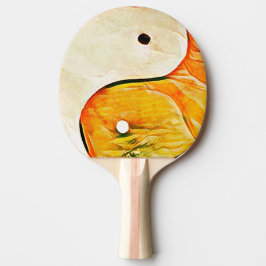 Raquete De Ping Pong Símbolo Yin Yang Tao