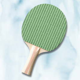 Raquete De Ping Pong Simple Forest Green Glitter Style Vertical Stripes