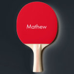Raquete De Ping Pong simple initial letter monogram add your name lett<br><div class="desc">design</div>