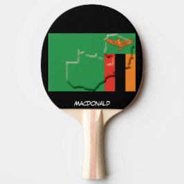 Raquete De Ping Pong SINALIZADOR E MAP Personalizados PRETO