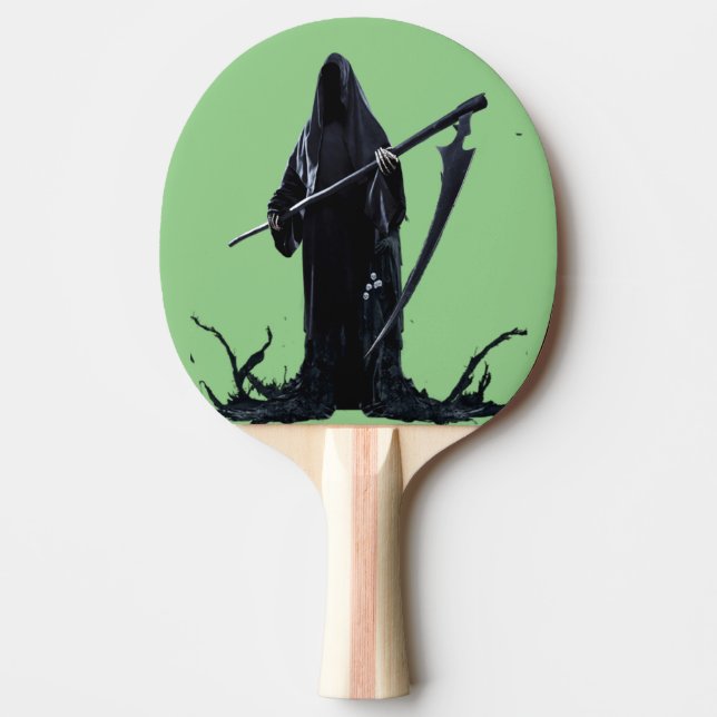 Raquete De Ping Pong Sinister Swings: Melhor Edição de Halloween (Frente)