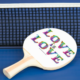 Raquete De Ping Pong SlipperyJoe amor é amor gotejando derretendo dinâm