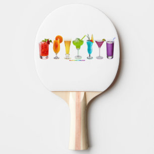 Raquete De Ping Pong SlipperyJoe aplaude coquetéis de álcool LGBTQIA ga