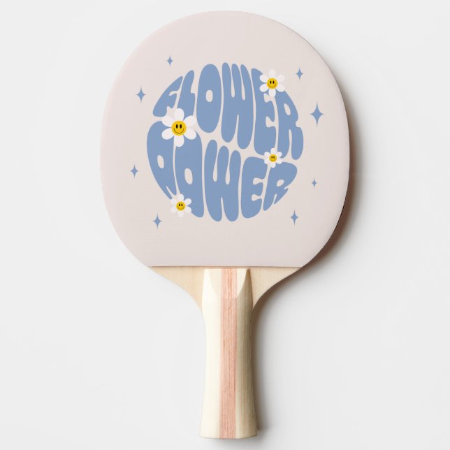Raquete De Ping Pong Slogan de alimentação da ventoinha (Frente)