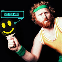 Smiley face Ping Pong Paddle