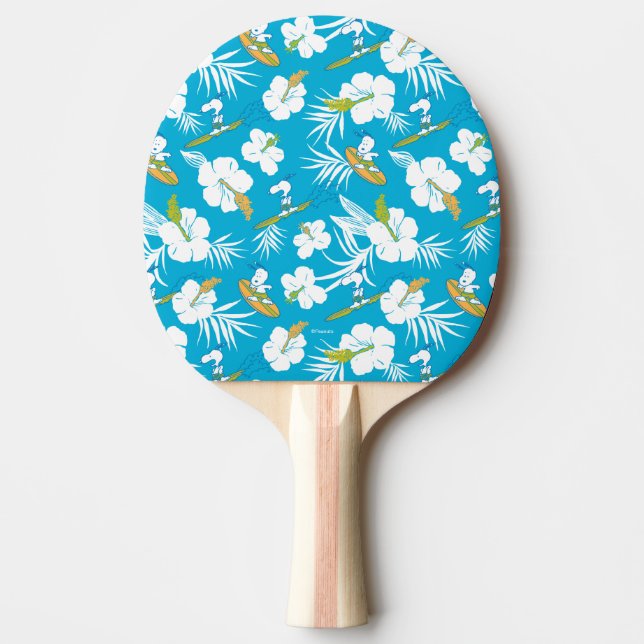 Raquete De Ping Pong Snoopy Brooklyn Beach Pattern (Frente)