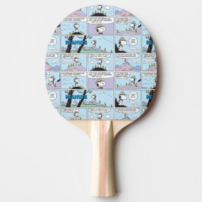 Raquete De Ping Pong Snoopy e Amigos | Ir Caminhando (Frente)