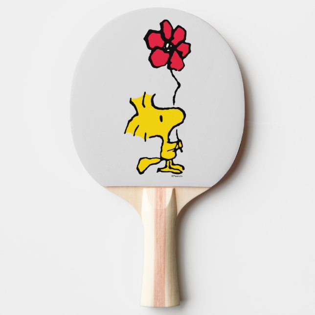 Raquete De Ping Pong Snoopy So Sweet Flower Pattern (Frente)