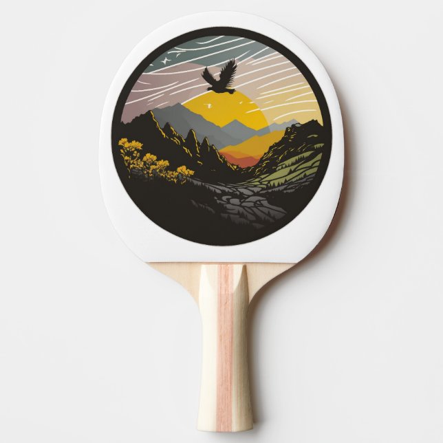 Raquete De Ping Pong Snowdonia (Frente)