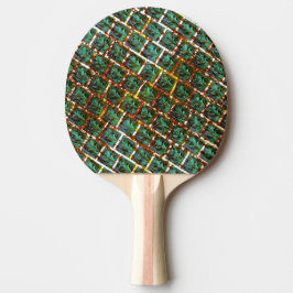 Raquete De Ping Pong Sob o grilo sujo e enferrujado