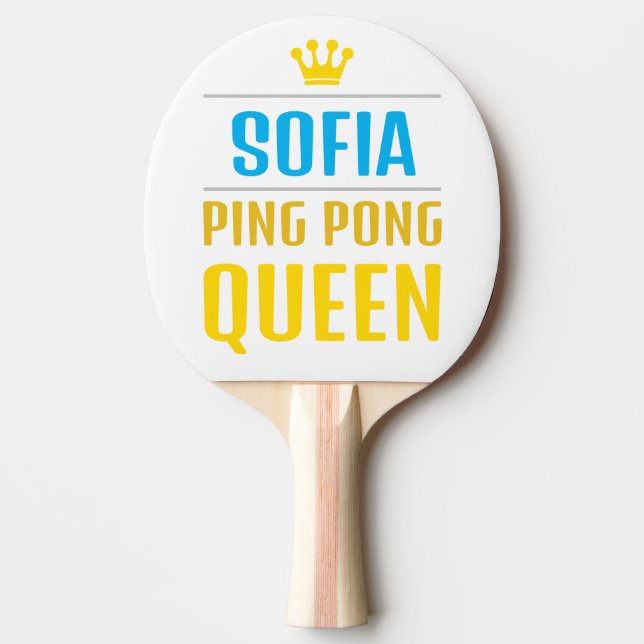 Raquete De Ping Pong Sofia (Frente)