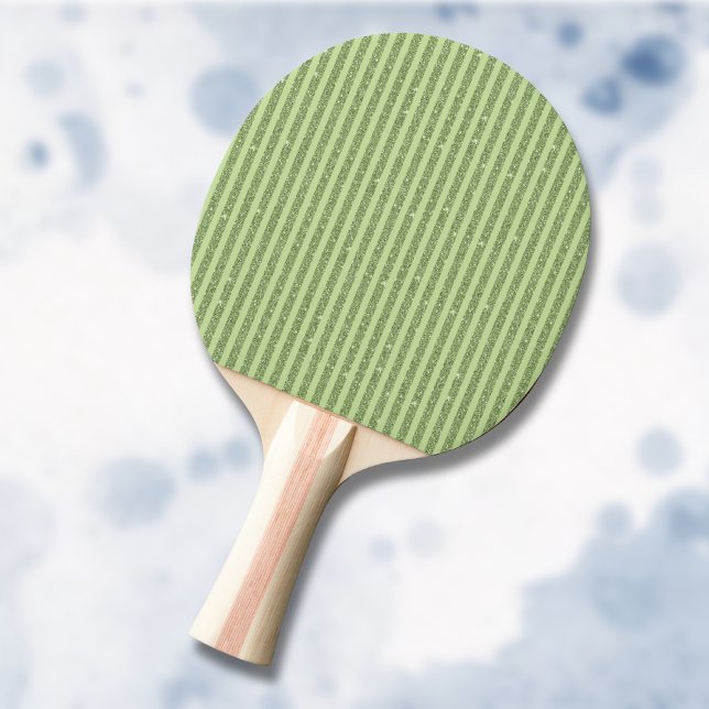 Raquete De Ping Pong Soft Pistachio Glitter Style Minimal Pattern (Criador carregado)