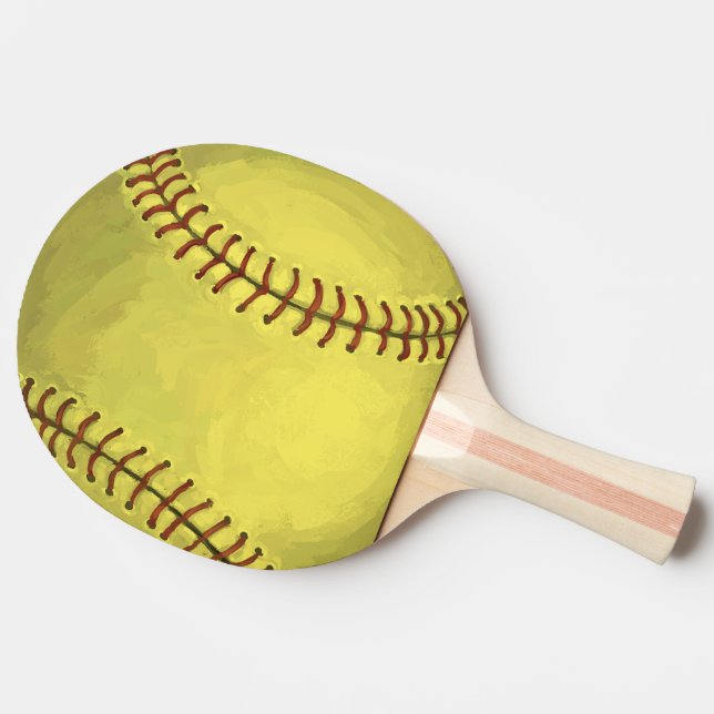 Raquete De Ping Pong Softball Art Pintado (Lateral)