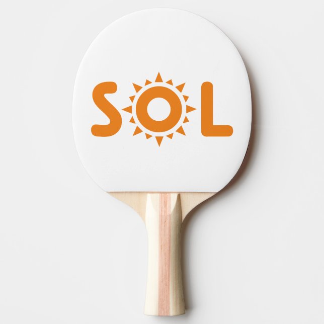 Raquete De Ping Pong Sol (Frente)