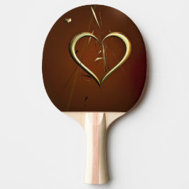 Raquete De Ping Pong Sombras de Ping Pong Paddle Dourado