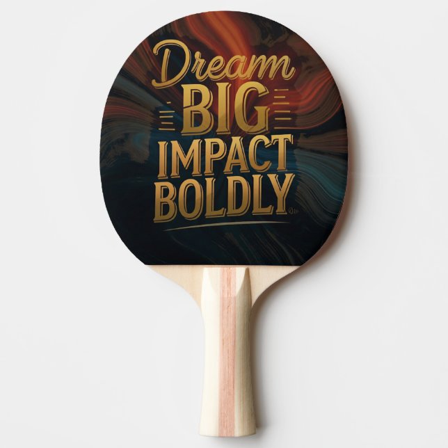 Raquete De Ping Pong Sonhe Grande Impacto Bolsamente (Frente)