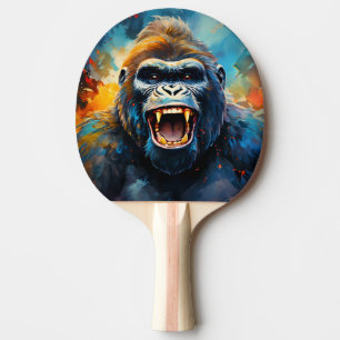 Raquete De Ping Pong Sorriso Gorila