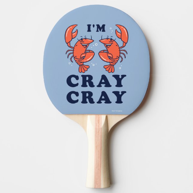 Raquete De Ping Pong Sou Cray Cray (Frente)