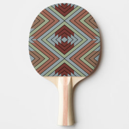 Raquete De Ping Pong South West American Indian Style Patterned Art