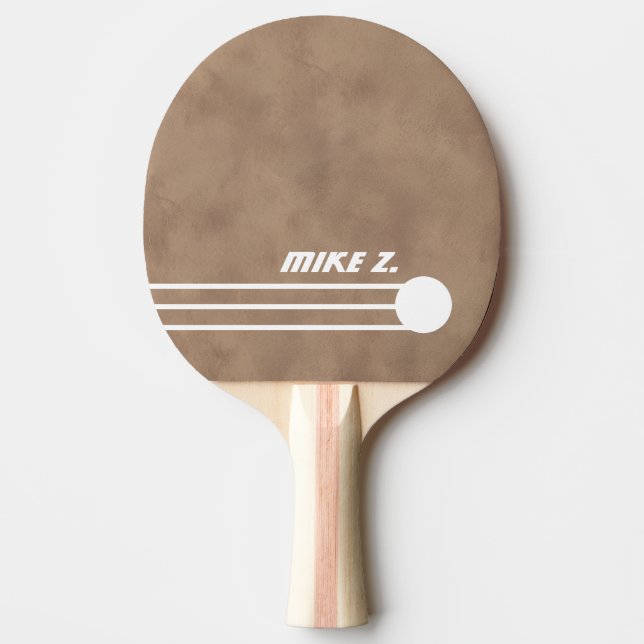 Raquete De Ping Pong Sportif Name old brown (Frente)