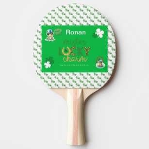 Raquete De Ping Pong Sr. Lucky Charm Rua.