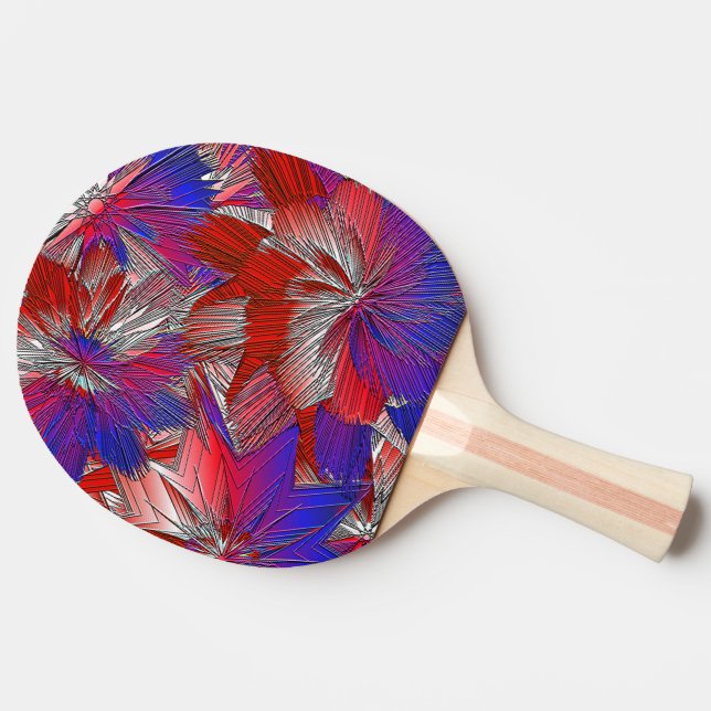 Raquete De Ping Pong Star Spangled (Lateral do verso)