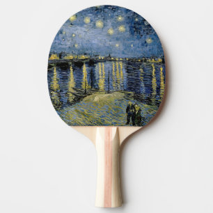 Raquete De Ping Pong Starry Night Vincent van Gogh