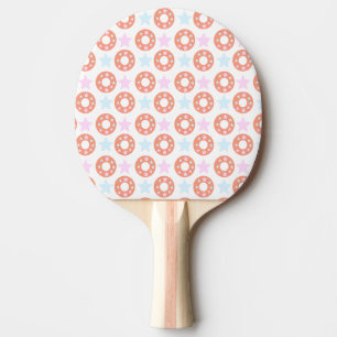 Raquete De Ping Pong Stars Pastel Rosquinhas com Star