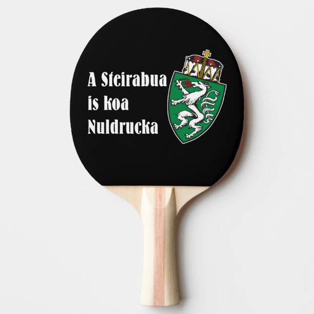 Raquete De Ping Pong Steirabua is koa Nudldrucka Steiermark Österreich (Frente)