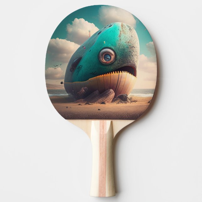 Raquete De Ping Pong Strange Whale (Frente)
