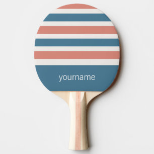 Raquete De Ping Pong Stripes Pavilha de pingue-pongue de monograma pers
