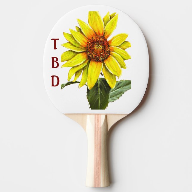 Raquete De Ping Pong Sunflower Ping Pong Paddle (Frente)