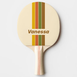 Raquete De Ping Pong Sunrise Clover Pin Striped with Name