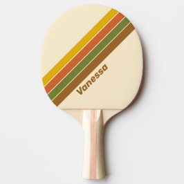 Raquete De Ping Pong Sunrise Clover Striped with Name Ping Pong Paddle