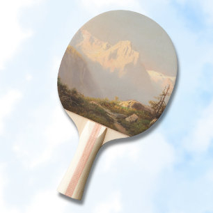 Raquete De Ping Pong Sunset nas montanhas - Carl Lafite