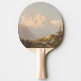 Raquete De Ping Pong Sunset nas montanhas - Carl Lafite