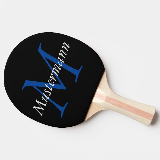 Raquete De Ping Pong SW  personalisiert mit Monogramm (Lateral)