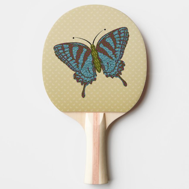 Raquete De Ping Pong Swallowtail Japonês (Frente)