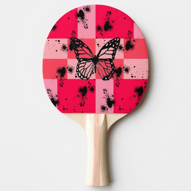Raquete De Ping Pong Sweet Modern candy abstract art (Frente)