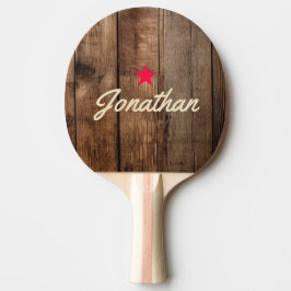 Raquete De Ping Pong Tábuas de Chão de Celeiro Assinatura de Estrela Vi