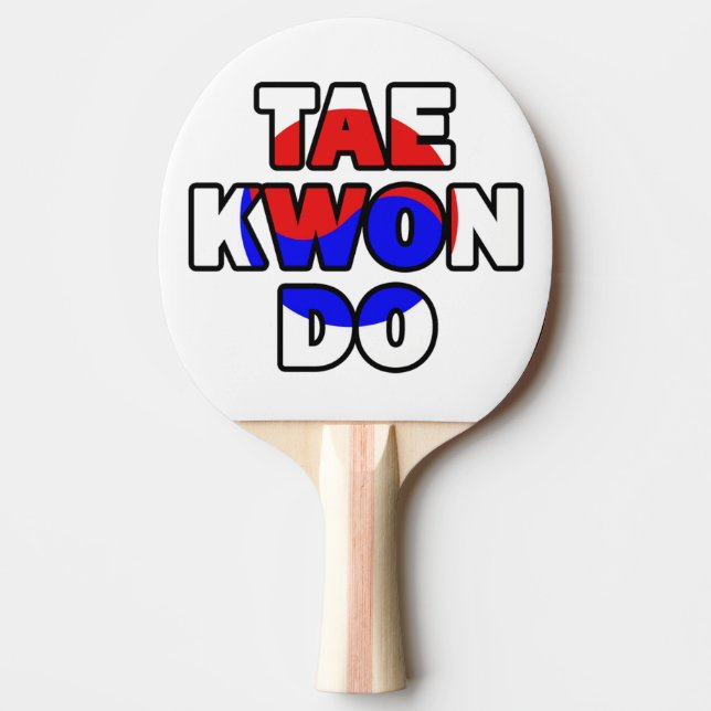 Raquete De Ping Pong Taekwondo (Frente)