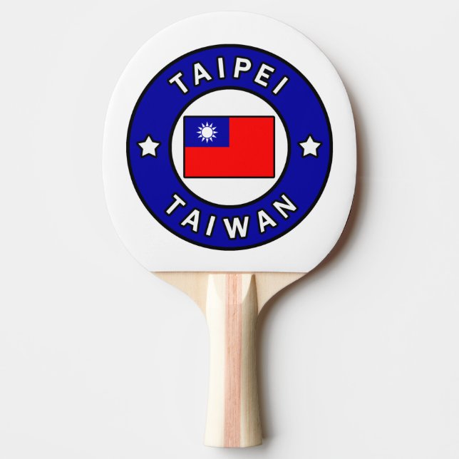 Raquete De Ping Pong Taipei Taiwan (Frente)