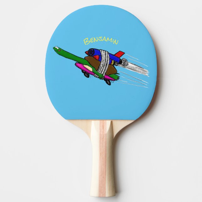 Raquete De Ping Pong Tartaruga voadora (Frente)