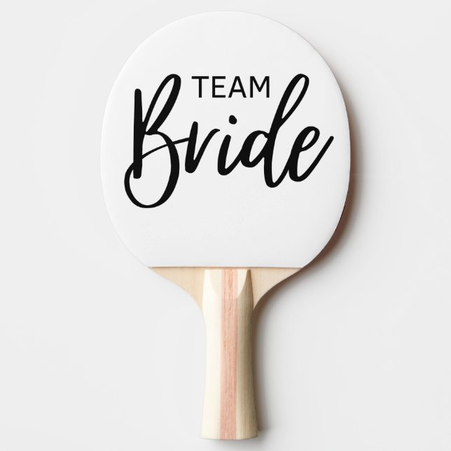 Raquete De Ping Pong Team Bride Black (Frente)