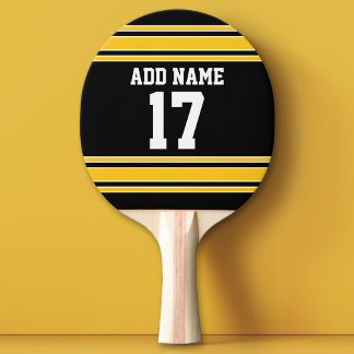 Raquete De Ping Pong Team Jersey com nome e número personalizados